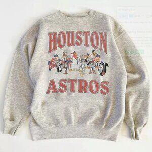 Houston Astros Looney Tunes baseball graphic Sweatshirt men women